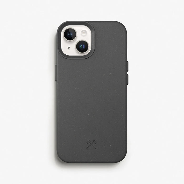 Woodcessories Bio Case Handyhülle für Apple iPhone 15 Plus 6,7" Cover Schwarz