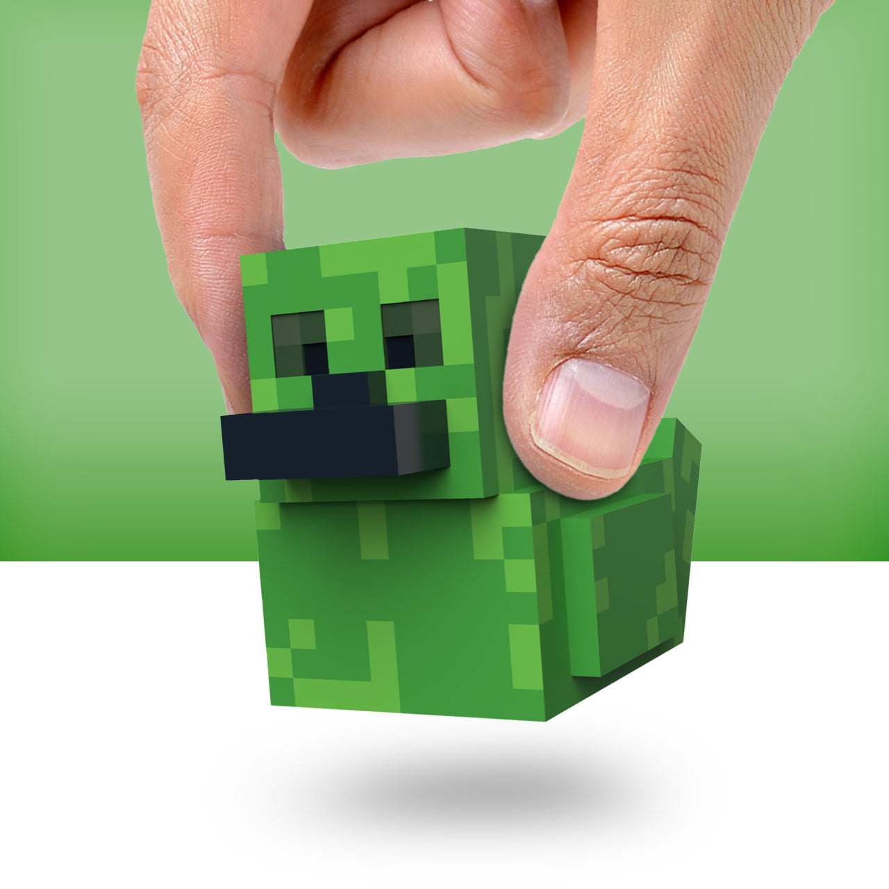 TUBBZ Sammelente MINI Minecraft Creeper 5 cm Schwarz, Grün, Hellgrün