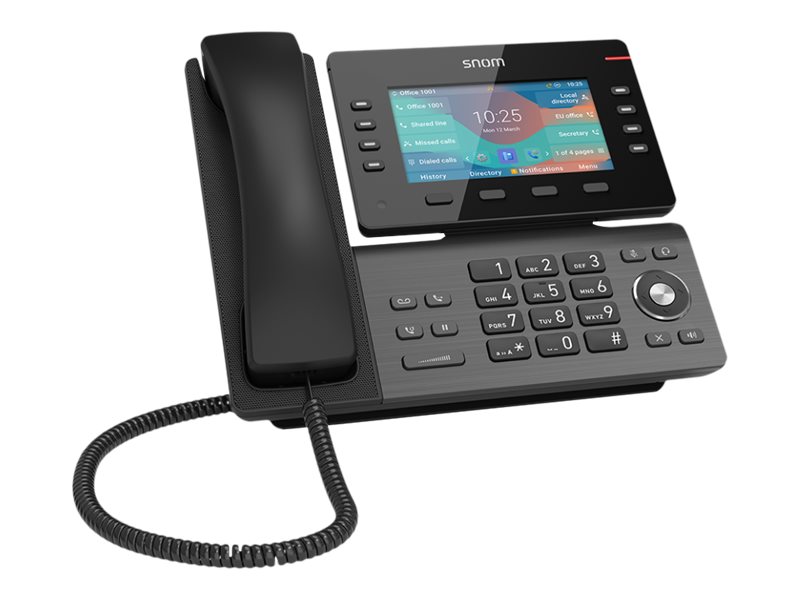 Snom D862 5" LCD VoIP-Telefon Gun Metal Black