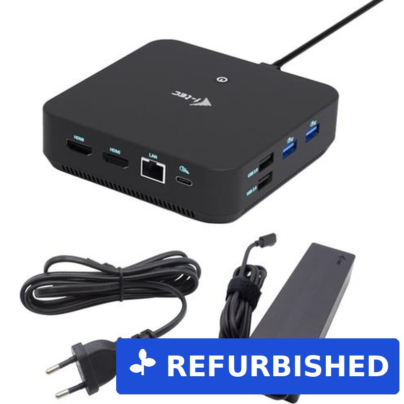 i-tec Dockingstation - USB-C / USB4 / Thunderbolt 3 / Thunderbolt 4 / Thunderbolt 5 (C31TRIVIDPRO100W) (geöffnet)