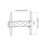 InLine® Wandhalterung für LCD/LED/Plasma 58-107cm (23-42"), max. 50kg (23101A)