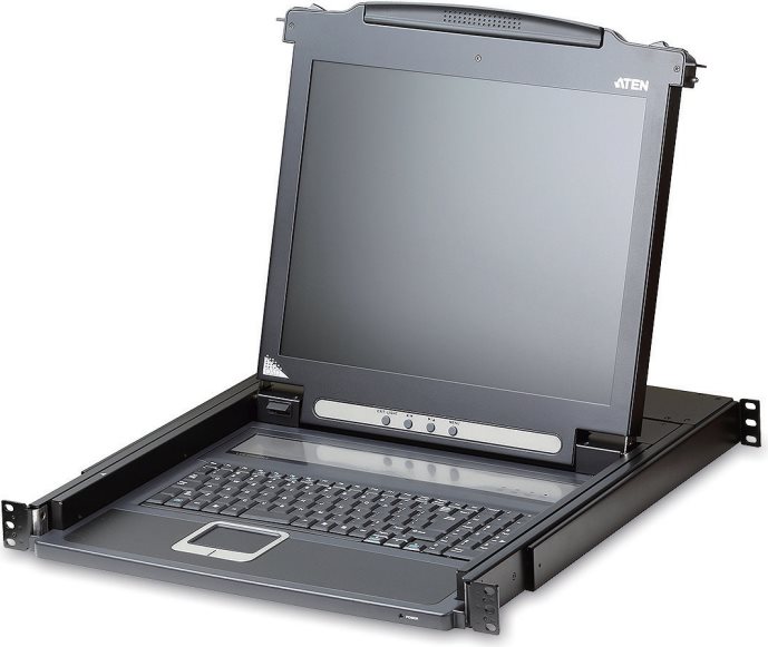 Aten CL1000M 1U Schwarz Tastatur/Video/Maus (KVM)-Switch (CL1000M-ATA-2XK06UG)