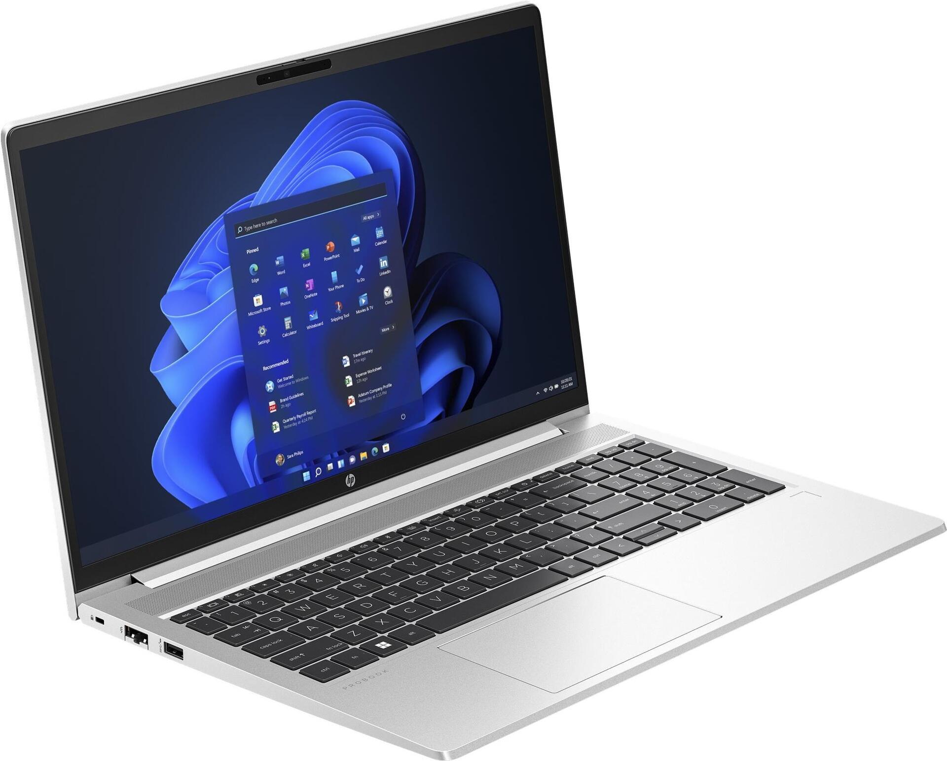 HP ProBook 450 G10 Notebook 15,6" 16 GB RAM 512 GB SSD Pike Silver Aluminium