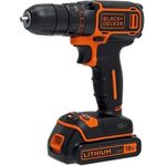 Black & Decker BDCDC18 Bohrmaschine 650 RPM Schwarz, Orange (BDCDC18B)