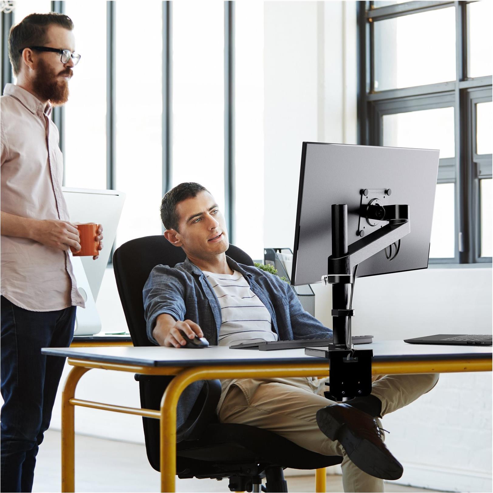 Ergotron NX Monitorarm 34" Mattschwarz
