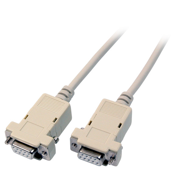 EFB-Elektronik EK143.1,8 Serielles Laplink Kabel DB-9 Buchse-Buchse 1,8 m Beige