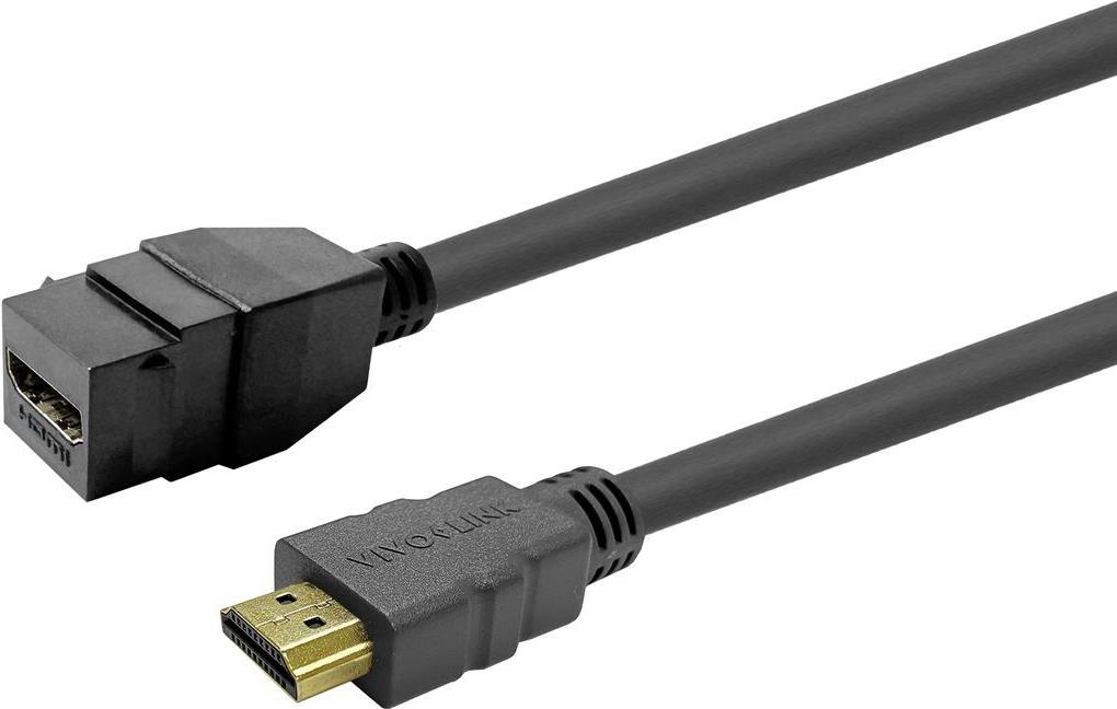 VivoLink Keystone Black HDMI Female to Male (PROKEYHDMIFM5B)