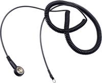 Quadrios ESD-Erdungskabel 3.60 m Druckknopf 10 mm, Ringkabelschuhanschluss (1903EC024)