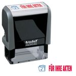 trodat Textstempel "Für Ihre Akten" printy 4912 office selbstfärbend blau, rot (795854)