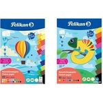 Pelikan Tonpapierblock, DIN A3, 10 Blatt, farbig sortiert Karton 120 g/qm, kopfgeleimt, sortiert in 10 Farben - 1 Stück (300002264)