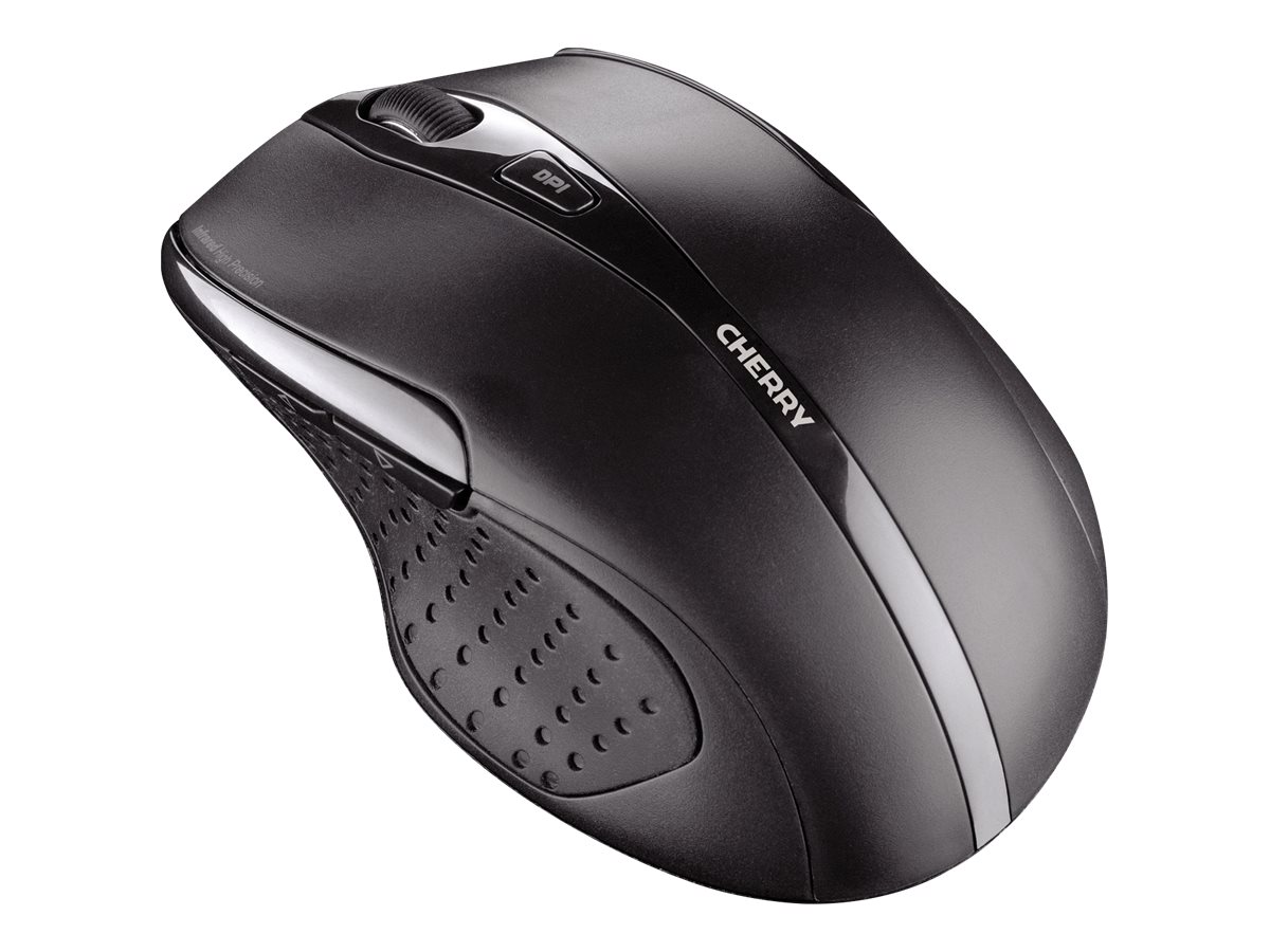 Cherry DW 5100 Tastatur-und-Maus-Set - 2.4 GHz - US Englisch mit Euro-Symbol - Schwarz
