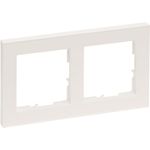 Legrand SEANO+2-fach Rahmen in 765182 der Farbausführung Ultraweiß 10 (765182)