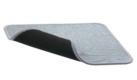 Hama Design Mauspad Grau 220 mm x 180 mm