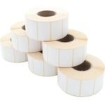 ARTDEV Etikettenrolle - Thermodirekt, 40 x 25mm, D100mm, Kern 40, 1650 Etiketten/Rolle, permanent (EDP 040-025 K40 D100)