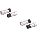 S/CONN maximum connectivity F-Kompressionsstecker für Kabel 7mm--VE2 (85029-A-SET2)