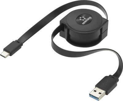 Renkforce RF-4352328 USB Kabel 0,8 m 3.2 Gen 1 (3.1 Gen 1) USB A USB C Schwarz (RF-4352328)