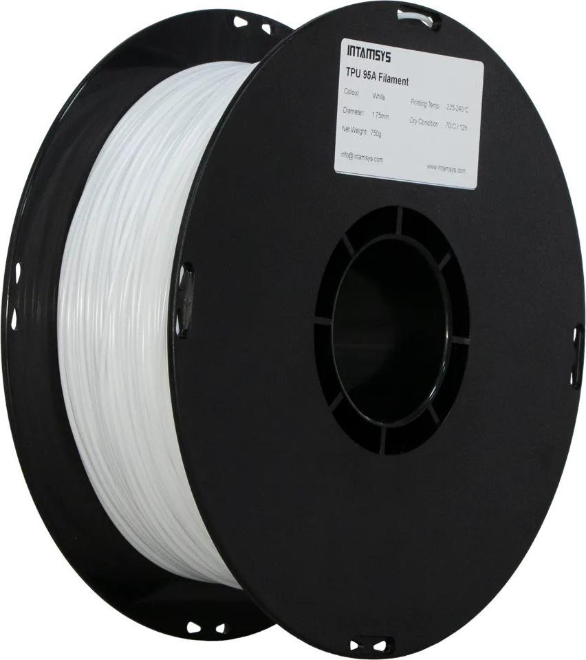INTAMSYS TPU95 1,75mm WEISS 750gr 3D FILAMENT (1101-0001)