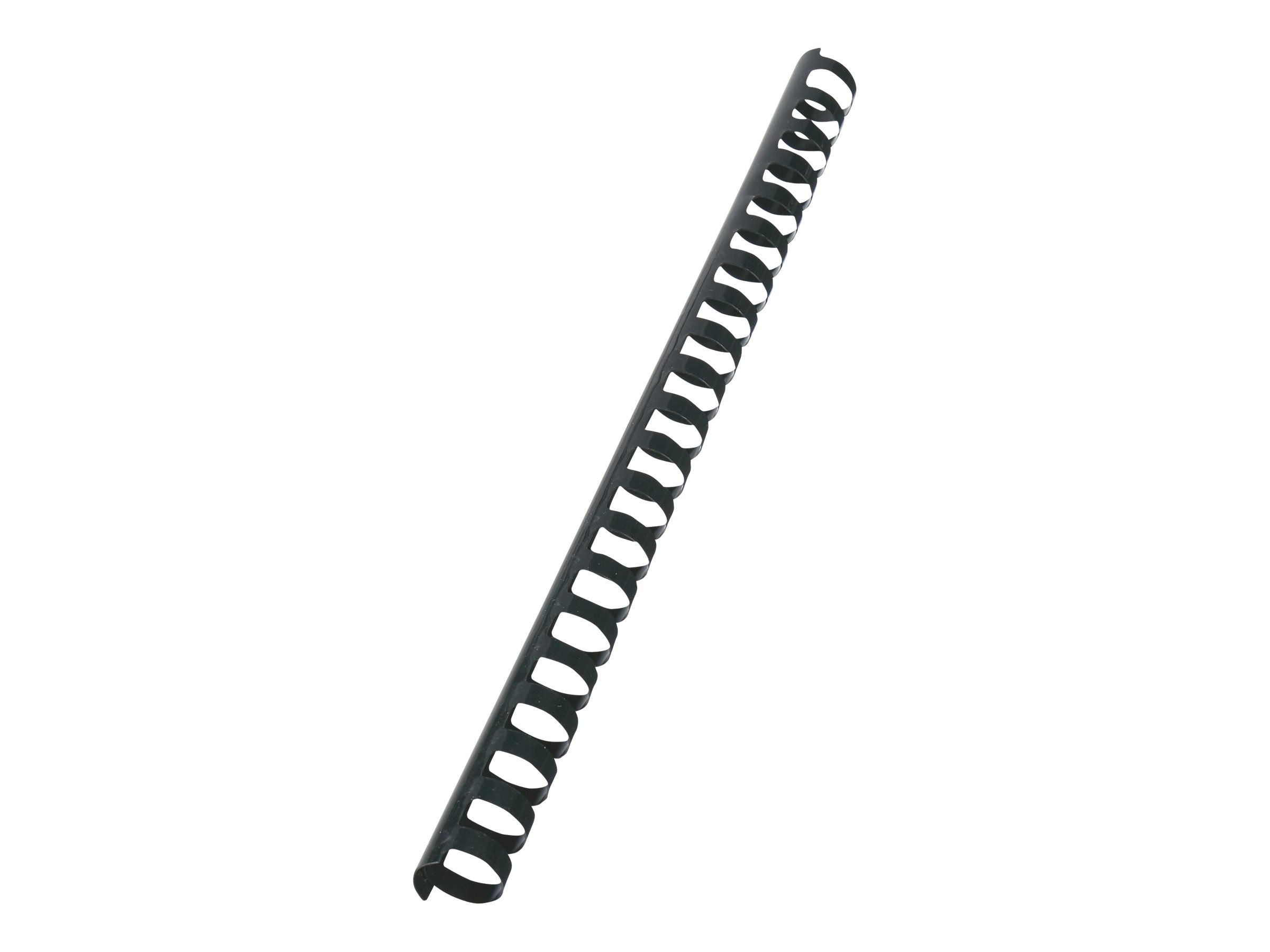 GBC CombBind Plastikbinderücken 19 mm 21 Ringe DIN A4 bis 165 Blatt Schwarz