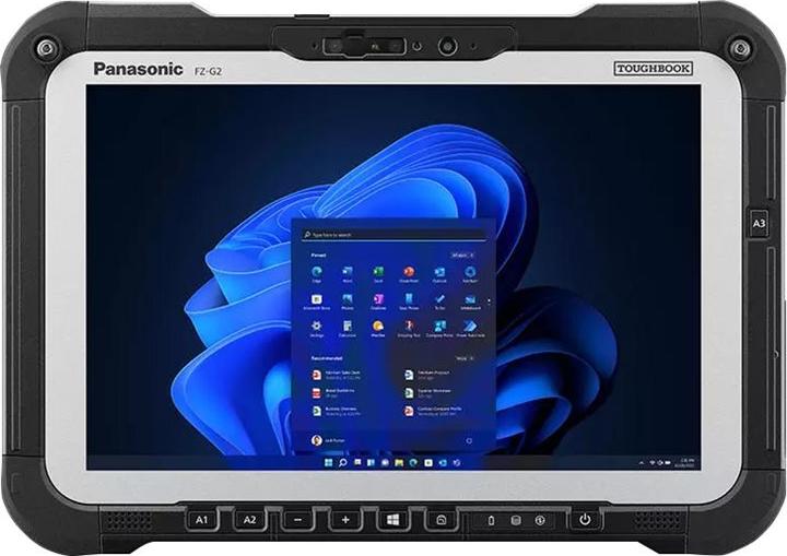 Panasonic Toughbook FZ-G2 MK2, Tablet, 512GB SSD,16GB RAM, 8MP Rear Cam, 4G/LTE, dGPS, Std. Battery,Win 11Comm. Code: 84713000Country of Origin: TaiwanManufacturer: Panasonic Connect Europe GmbHBasic Specification: Intel Core i5-1245U vPro, 512GBNVMe Opal SSD, 16GB RAM, 10,1" sunlight-viewableWUXGA-Activematrix (1920x1200) IPSa colour LCD withcircular polarizer (up to 1000cd/m² brightness), 10finger capacitive multi-touchscreen + digitizer, DualExternal Antenna Connector (Ch1:WWAN / Ch2:WWANGPS),1x Front Camera HD-Video mit 720p (Foto: 2 MP),1x 8MP Rear Camera, Standard Battery (4360 mAh)Interface: 1x USB-A 3.0, 1x USB-C, 1x LANWireless Interface: WLAN 6E - 802.11ax, Bluetooth V5.1,4G/LTE (EM7421), dGPS (ublox)Language layout/Operating System: Win11 PropreinstalledWarranty Conditions: 36 months Pick up and Return,Battery/Pen/Protective Film 6 monthsUN3481 LITHIUM-ION BATTERIES IN EQUIPMENT orLITHIUMION BATTERIES, PACKAGED WITH EQUIPMENT(including lithium-ion polymer batteries) Class:9 (FZ-G2EZ00JB4)