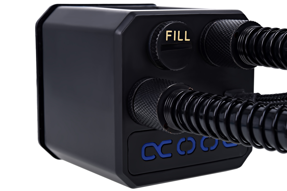 Alphacool Eisbaer 200 All-in-One-Flüssigkeitskühler 240 mm Schwarz