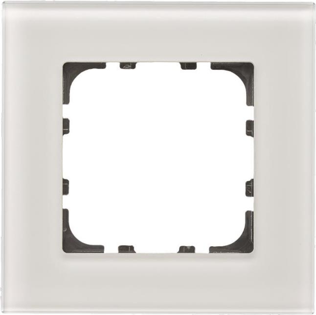 MDT - Glasrahmen 1-fach *Weiß* (BE-GTR1W.01)