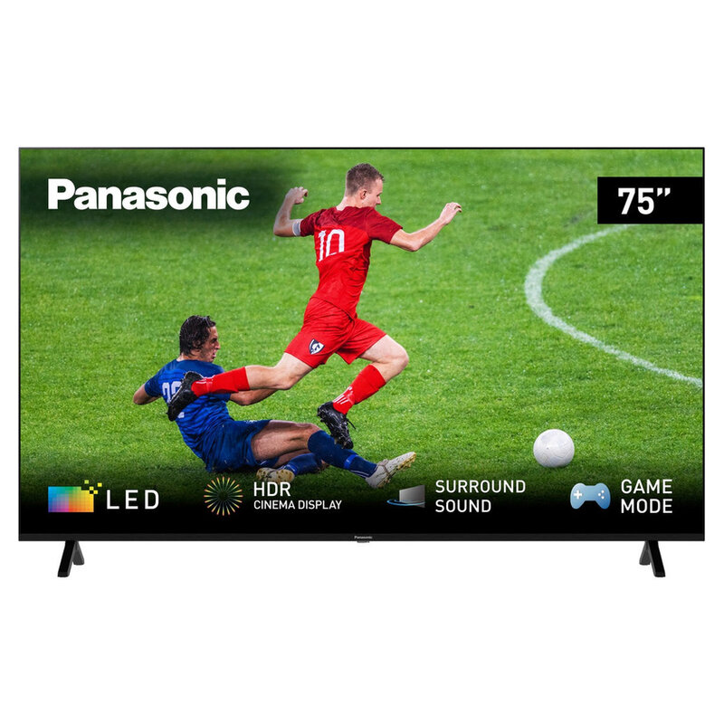 Panasonic TX-75LXT886 sw LED-TV 190,50cm (75")/189cm Smart TV 4K Ultra HD, WLAN Triple Tuner Surround Sound [Energieklasse G] (TX-75LXT886)