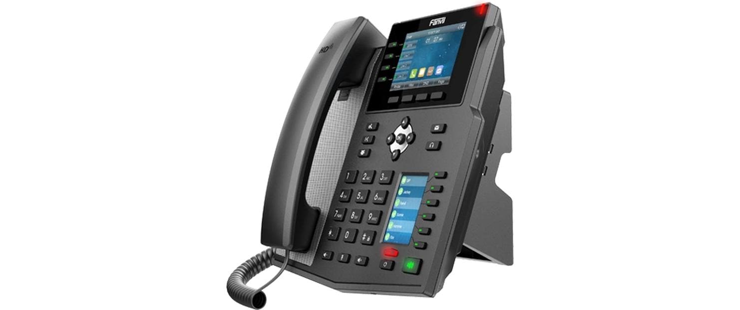 Fanvil X5U V2 IP-Telefon Schwarz