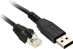 APC Schneider 1 Stück - Schneider Electric Adapterkabel RJ45 auf USB TCSMCNAM3M002P / 558050