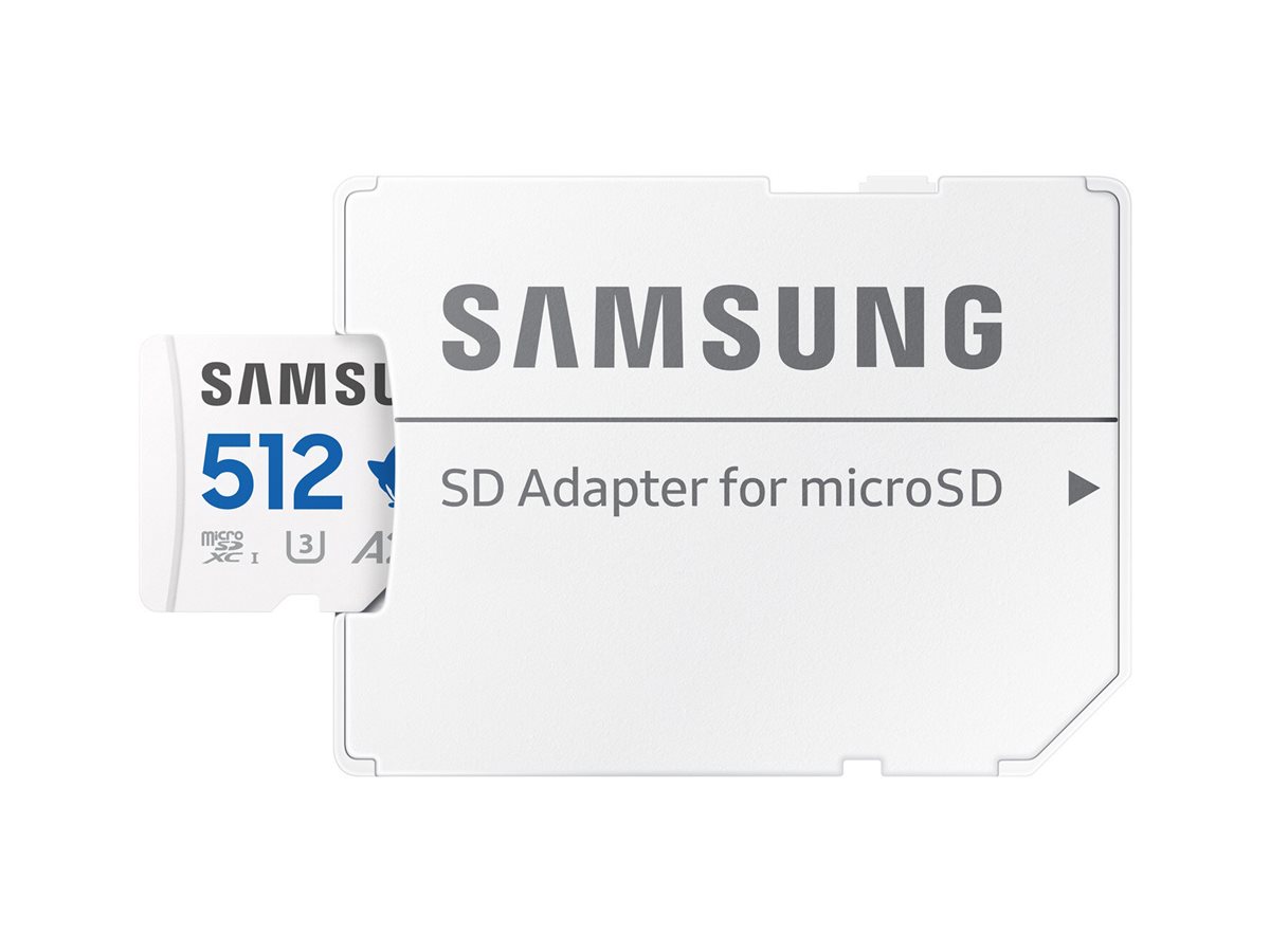 Samsung PRO Plus MB-MD512SA microSDXC Speicherkarte 512 GB 180 MB/s / 130 MB/s Blau/Grau/Weiß