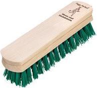 Peggy Perfect Moos- und Steinbürste, Holz natur, rund doppelter Holzkörper, Kunstborste, Länge: 230 mm - 1 Stück (7218)