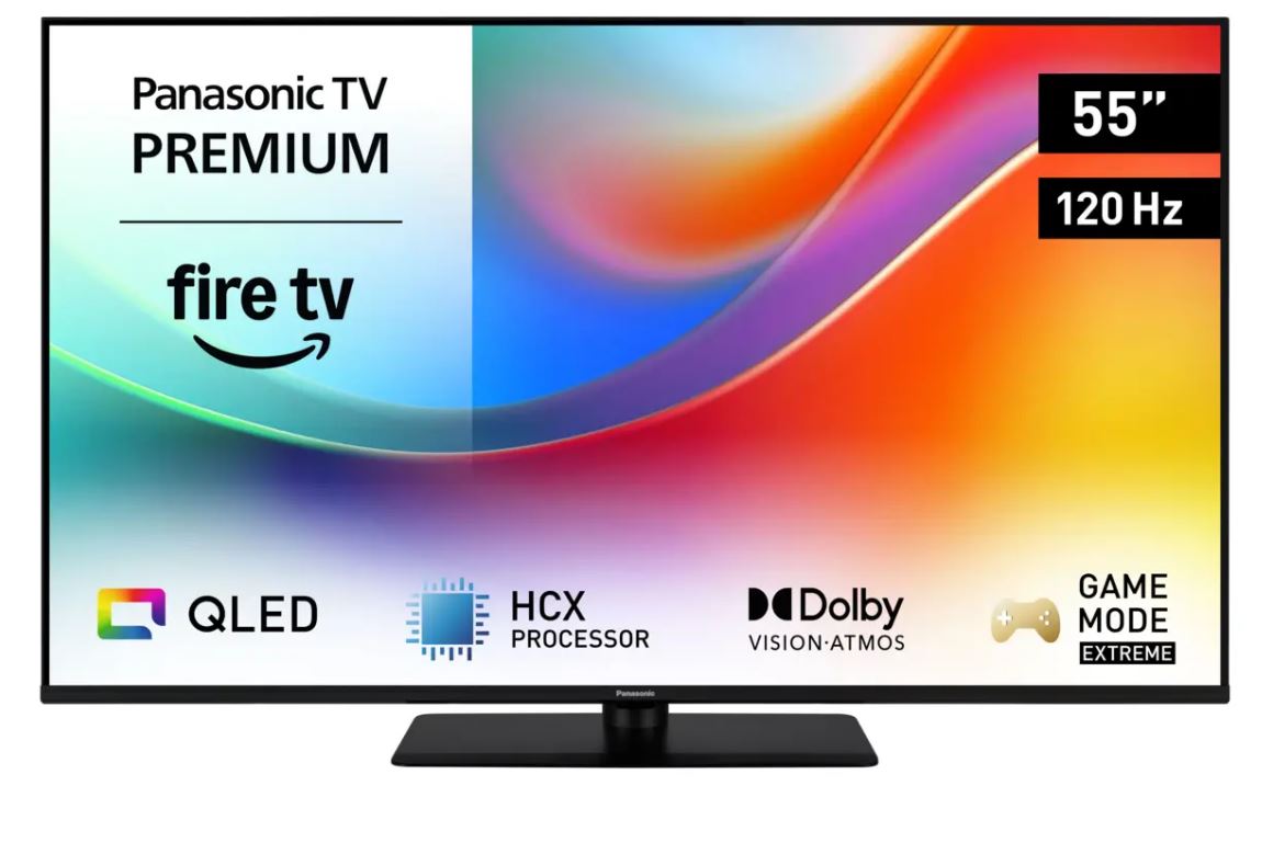 Panasonic TV-55W85BEZC sw LED-TV QLED UHD 4K HDR Multituner Fire TV (TV-55W85BEZC)