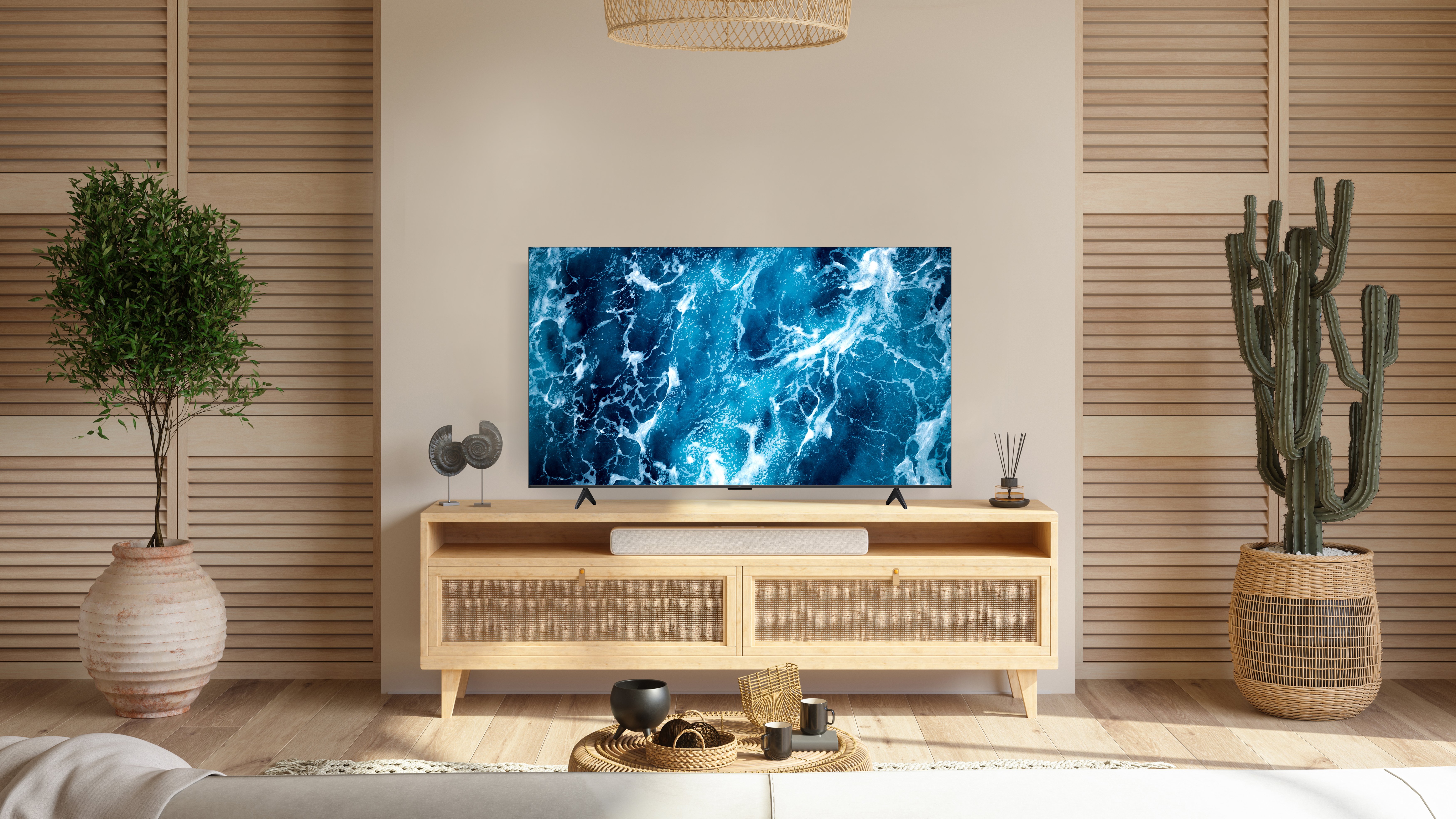TCL 85T69C Fernseher 85" 4K Ultra HD Google TV QLED Schwarz