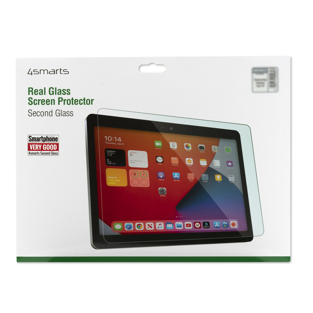 4smarts Second Glass 2.5D 8" Displayschutzfolie Transparent