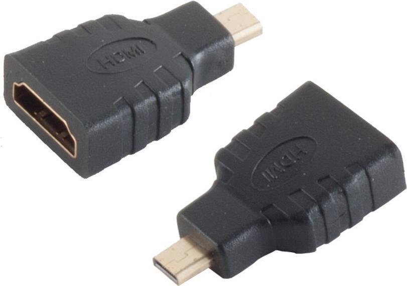 SHIVERPEAKS S/CONN maximum connectivity Adapter, HDMI-A Kupplung auf HDMI-D Stecker micro, 4K2K komp