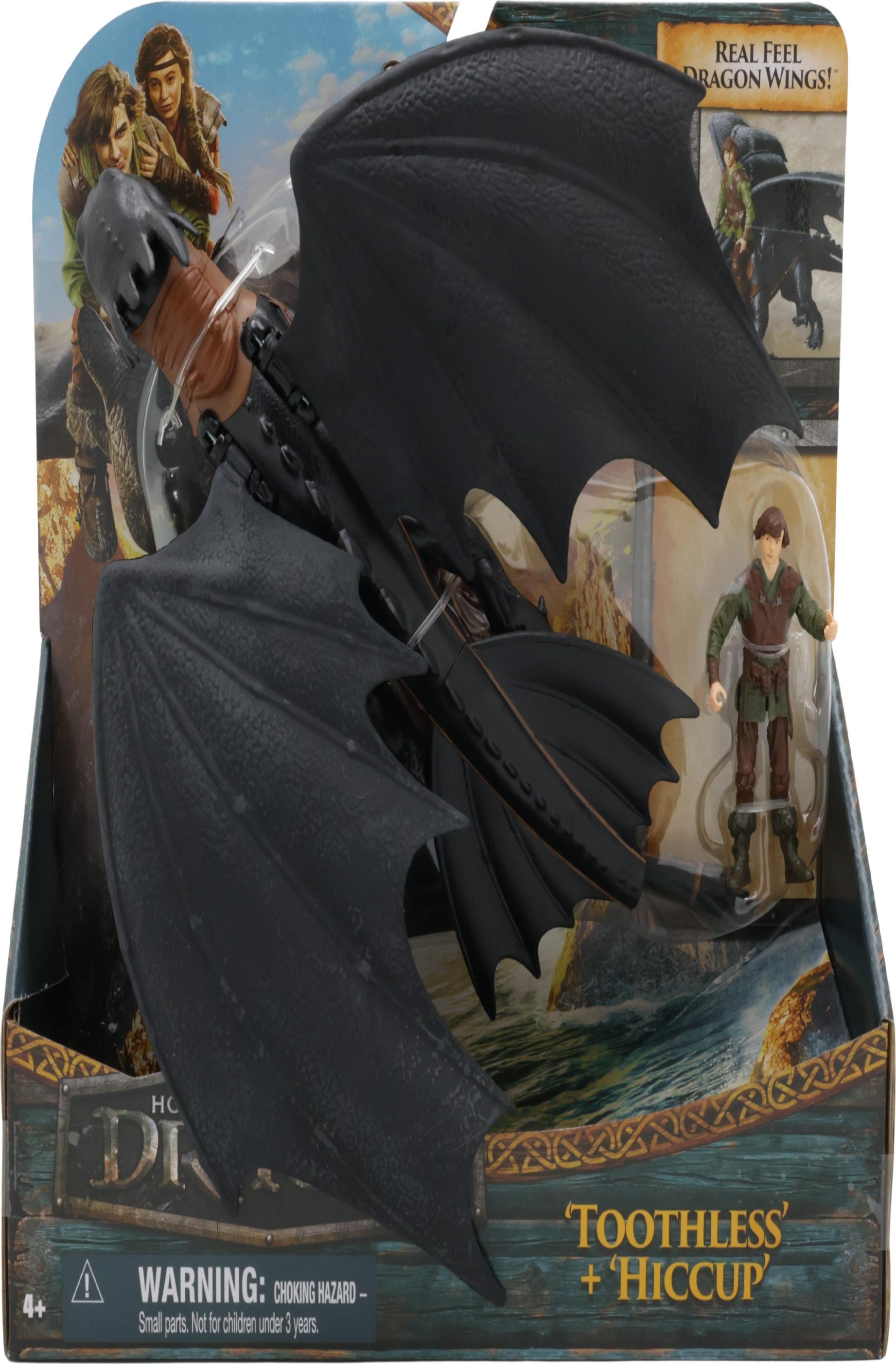 Spin Master DreamWorks Dragons Wikinger & Drachen Actionfiguren-Set Ohnezahn & Hicks 33 cm