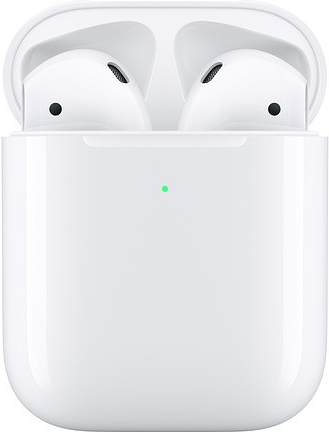 Apple AirPods with Wireless Charging Case - 2nd Generation - True Wireless-Kopfhörer mit Mikrofon - Ohrstöpsel - Bluetooth - für iPhone 11 - Sonderposten