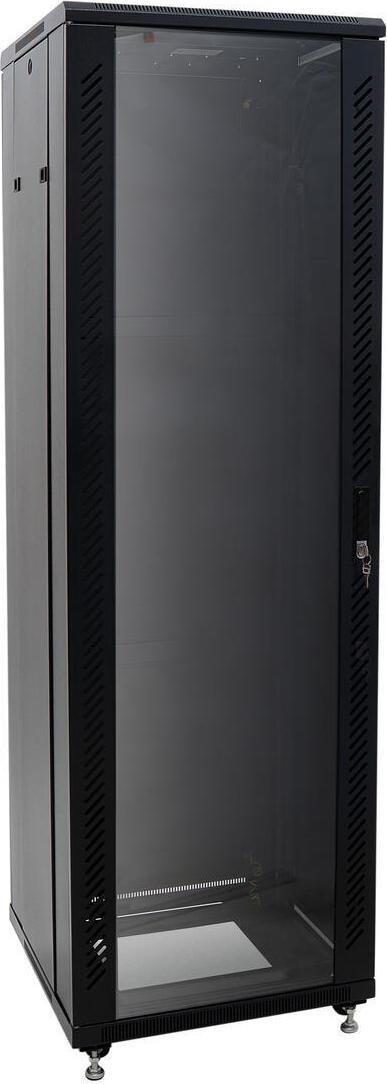 ROADINGER SSC-40 Stahlschrank mit Glastür 40HE 60x60x197cm 200kg Last