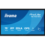 Iiyama 75"W IFP 40-Points Bonded DeepContrast - 75-Zoll 4K-UHD-Touchdisplay [Energieklasse G]  (TE7515A-B1AG)
