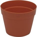 EUROPALMS Übertopf aus Kunststoff, rot, 17cm (83011015)