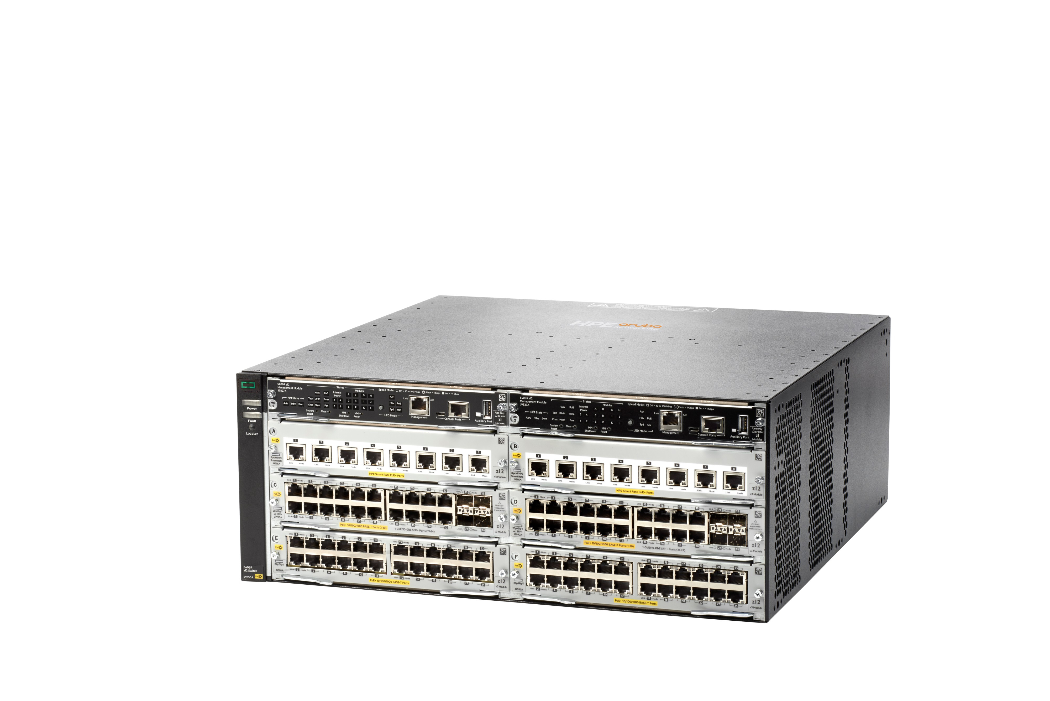 Aruba 5406R zl2 Managed Switch 6 Modul-Ports PoE+ Grau
