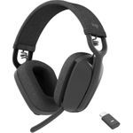 Logitech Zone Vibe Wireless Headset Bluetooth kabellos Graphite Teams-zertifiziert (981-001441)