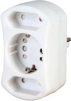 Kopp DUOversal. Anschlussstecker-Typ: Typ F, Buchsenstecker-Typ: Typ C (Euro-Stecker), AC Eingangsspannung: 250 V (179602001)