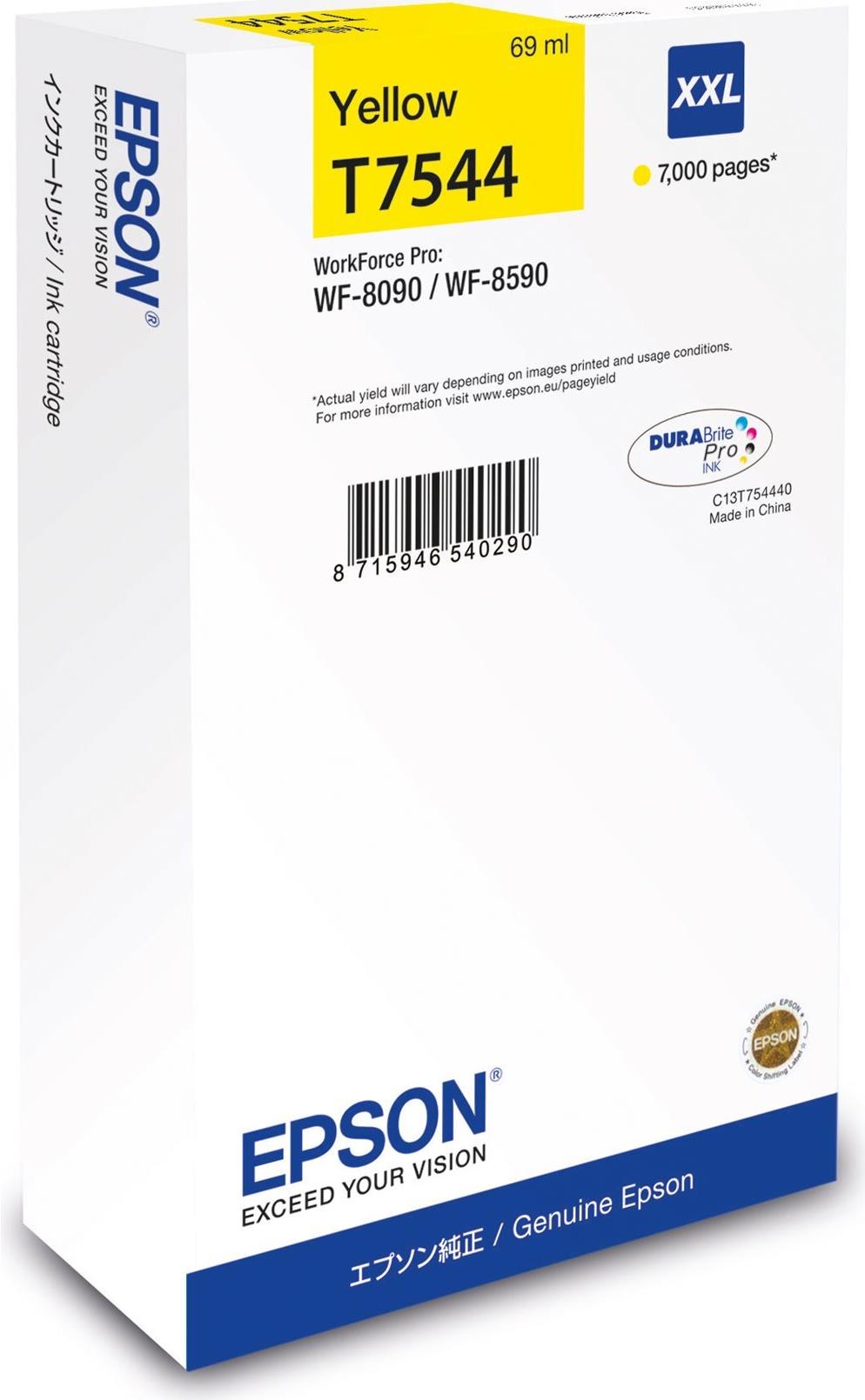 Epson T7544 69 ml Größe XXL (C13T75444N)