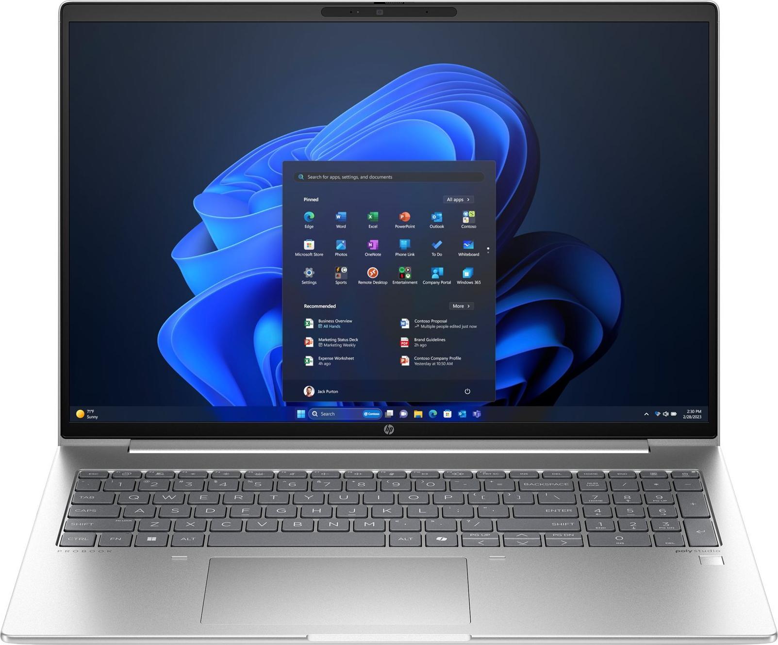 HP ProBook 460 G11 Notebook 16" Intel Core Ultra 7 155U 16 GB RAM 512 GB SSD Pike Silver