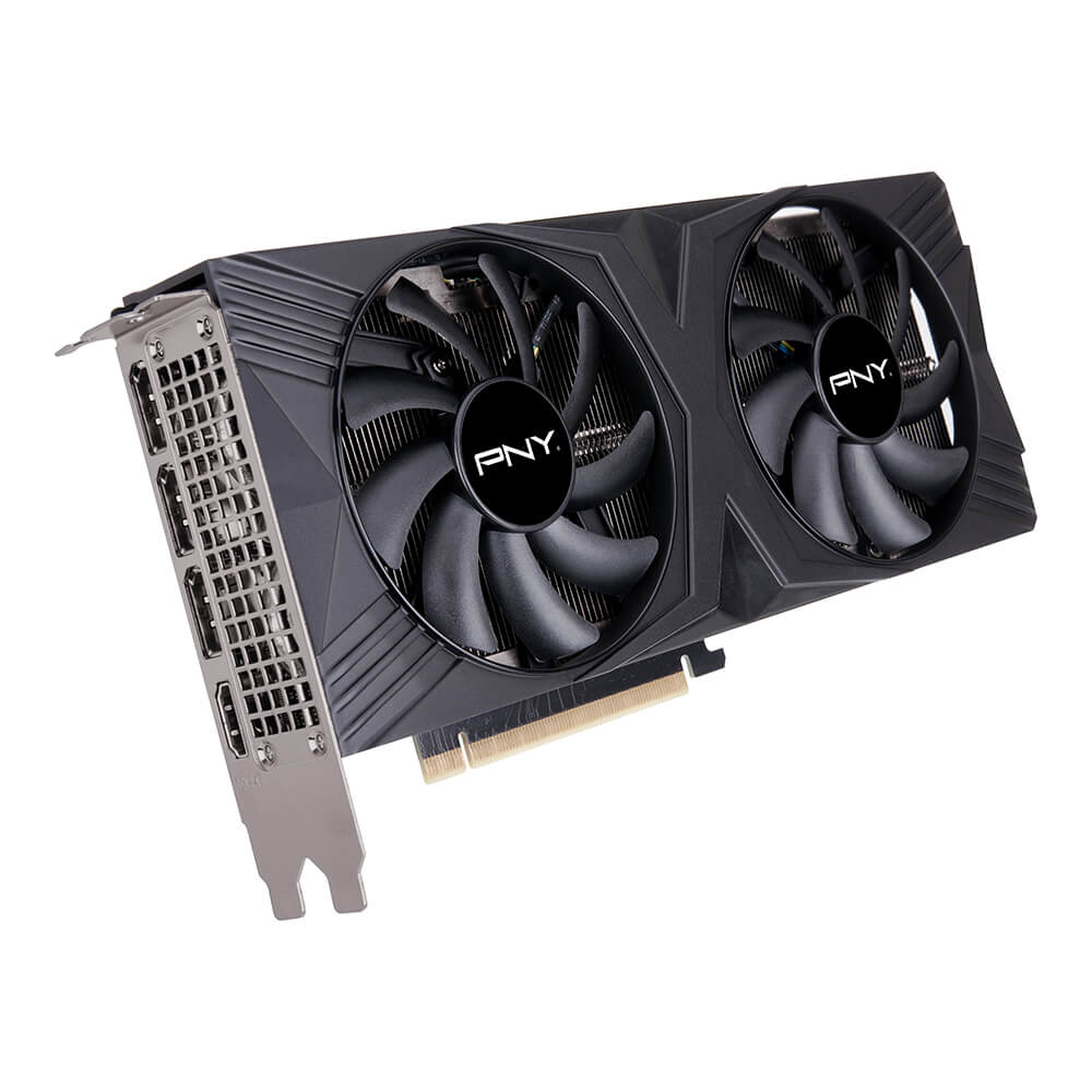 PNY GeForce RTX 4060 Ti 16 GB VERTO Dual Fan Grafikkarte Schwarz