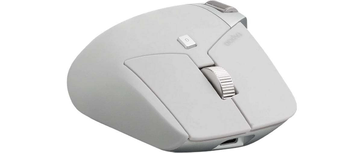 Rapoo MT760L Maus rechts RF Wireless + Bluetooth 3200 DPI Grau