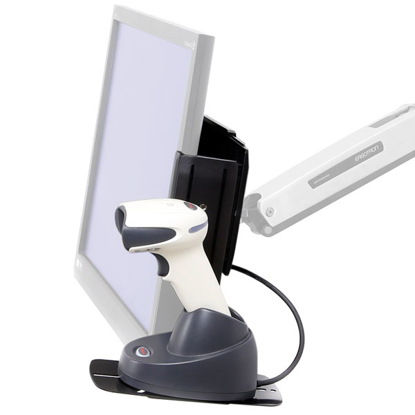 Ergotron Scanner Shelf, VESA Attach – Regal für Barcodescanner – Schwarz