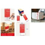 AVERY Verschluss-Etiketten "Bon Appetit", 40 x 95 mm manipulatoinsssicher, Farbe rot/weiß, permanent, - 1 Stück (FTSEALR-250)