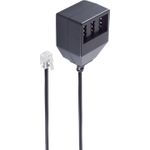 shiverpeaks ®-BASIC-S--ISDN-Telefonadapter, Modular-Stecker 6/4 auf TAE Kupplung NFF, 0,2m (BS71018-1)