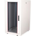 ROLINE 19 Zoll Netzwerkschrank Basic 22 600x800 BxT Glastür grau (26.21.0032)